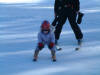 Erin on skis